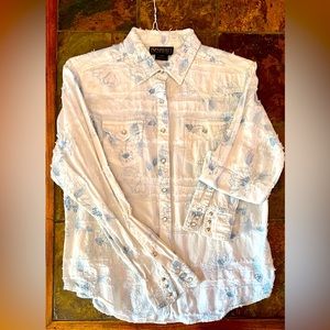 ARIAT Long Sleeve Shirt ~Size Large ~Pearl Snap Western